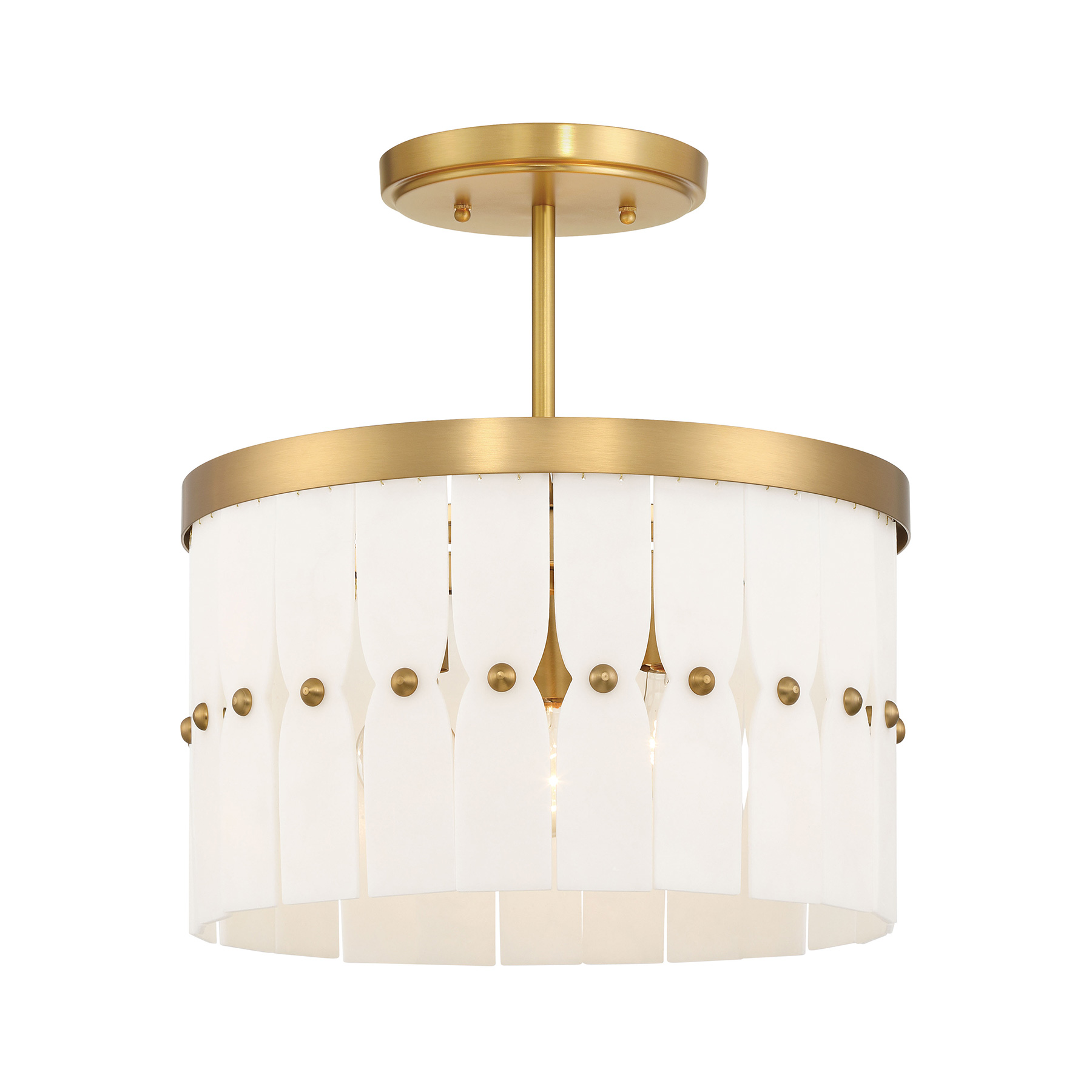 Coronelle - 3 Light Convertible Semi Flush/Pendant