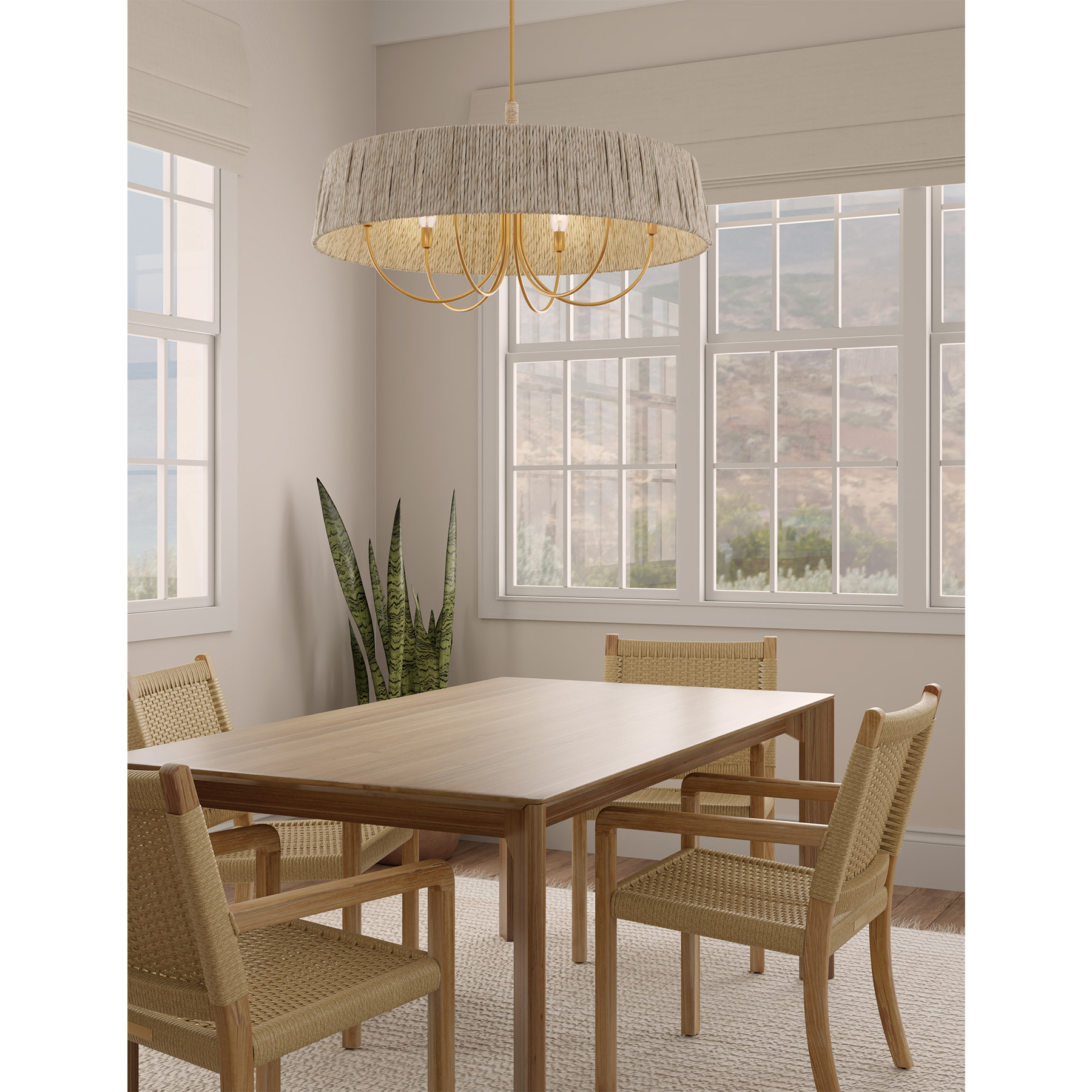 Hellia - 6 Light Pendant