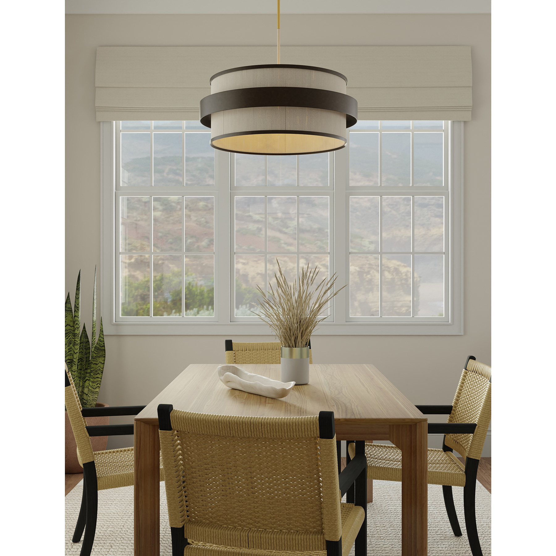 Harbor Wrap - 6 Light Pendant
<br />