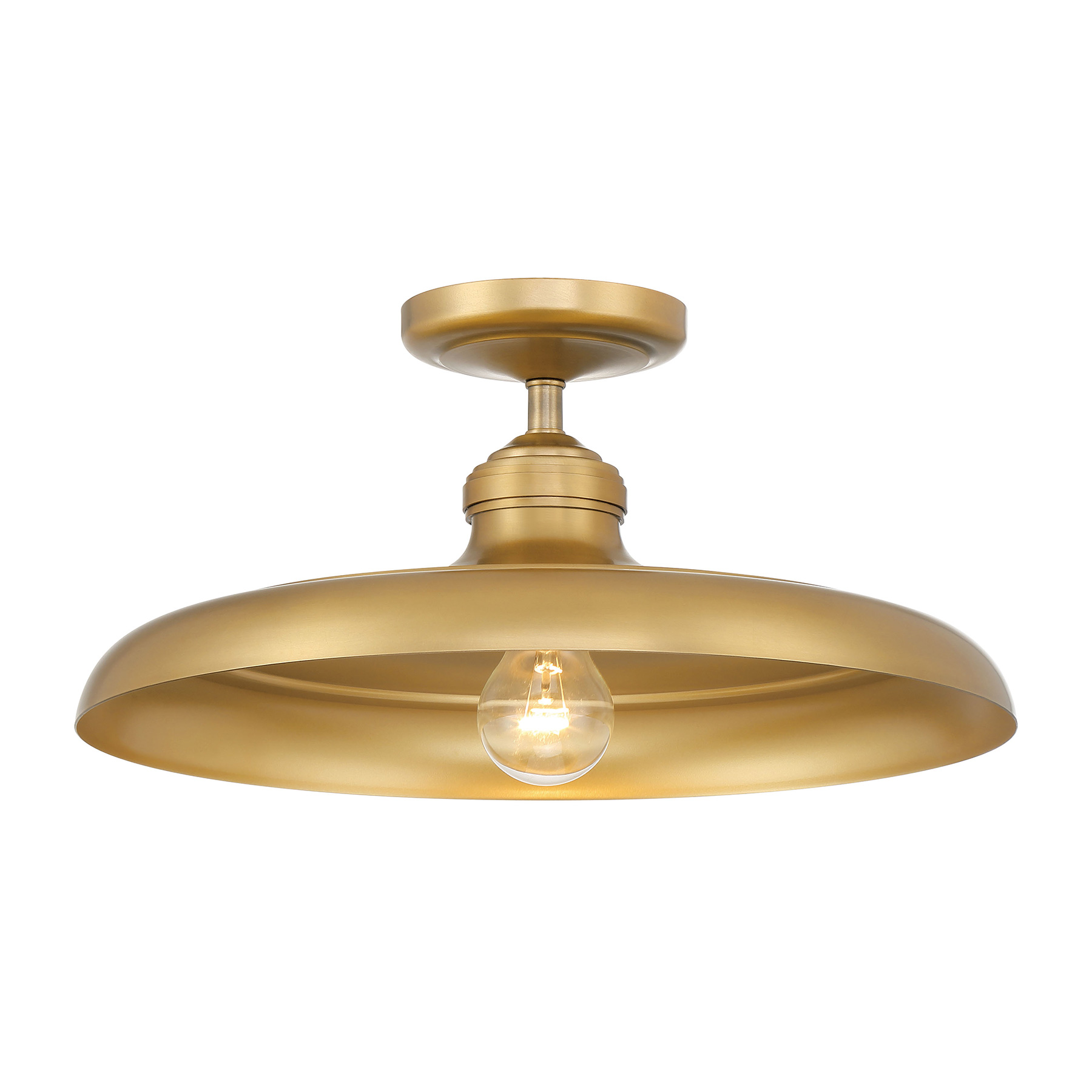 Crowne - 1 Light Semi Flush