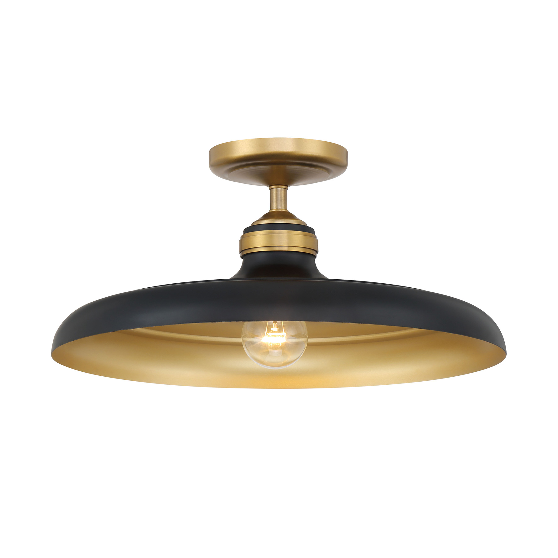 Crowne - 1 Light Semi Flush