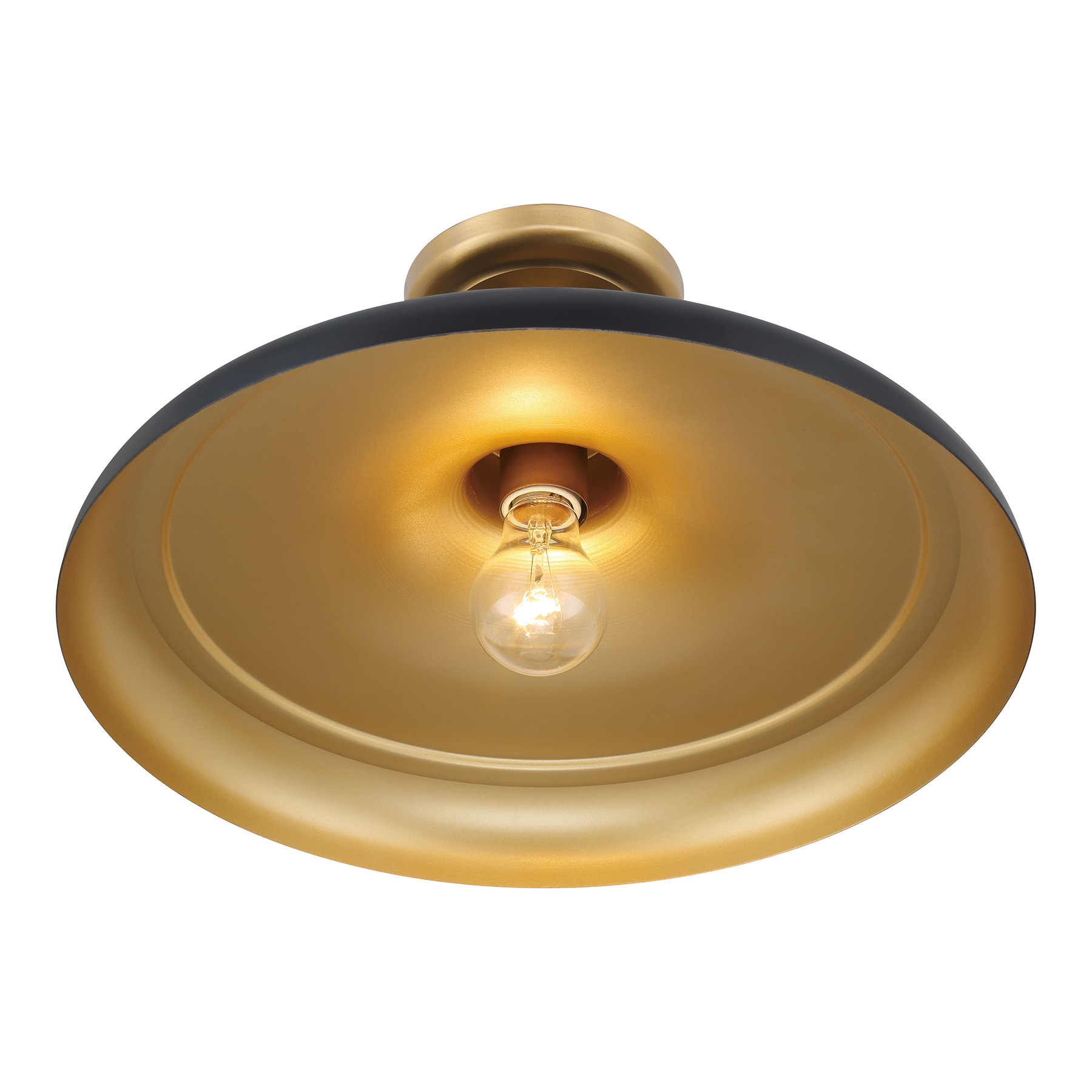 Crowne - 1 Light Semi Flush