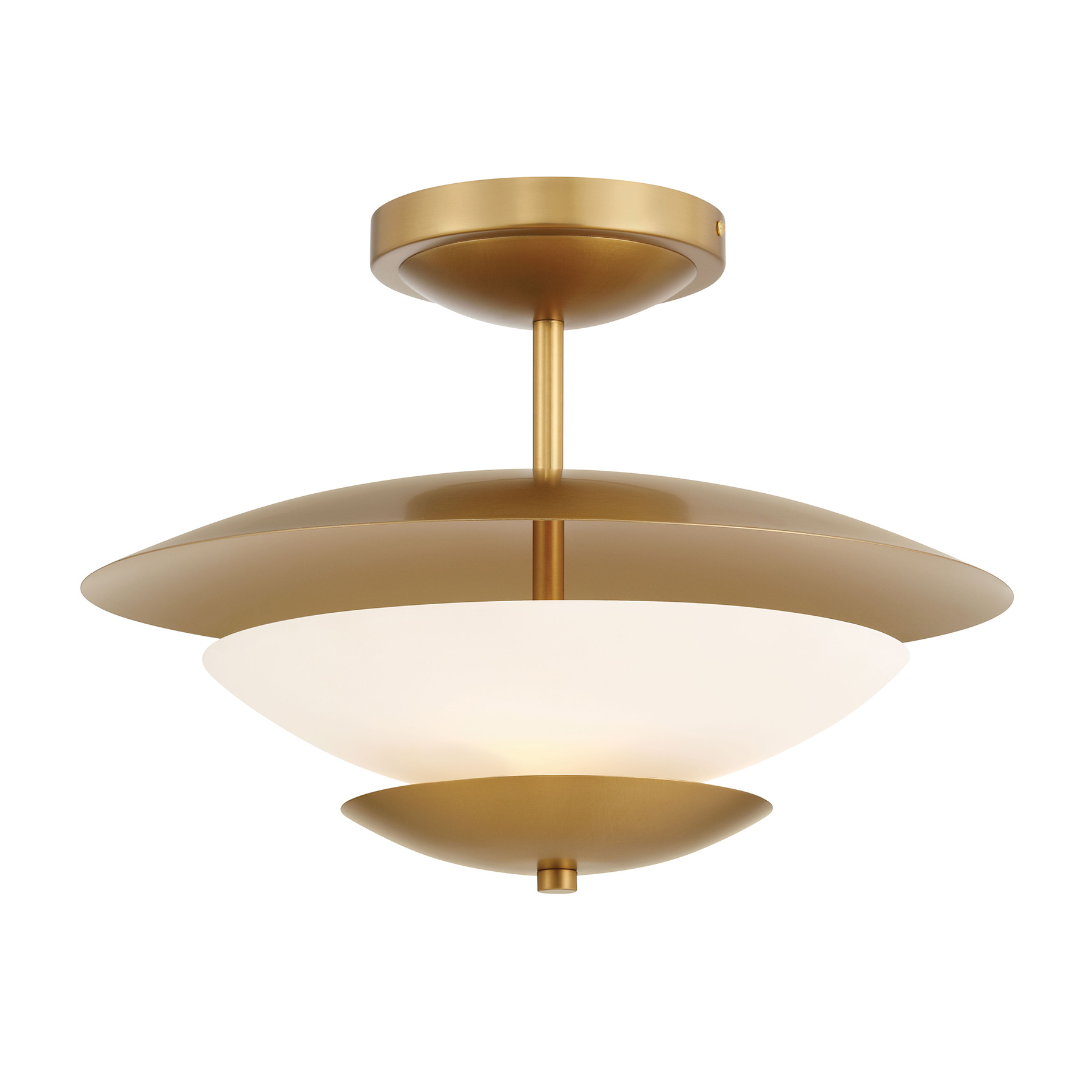 Solara - 3 Light Semi Flush
<br />