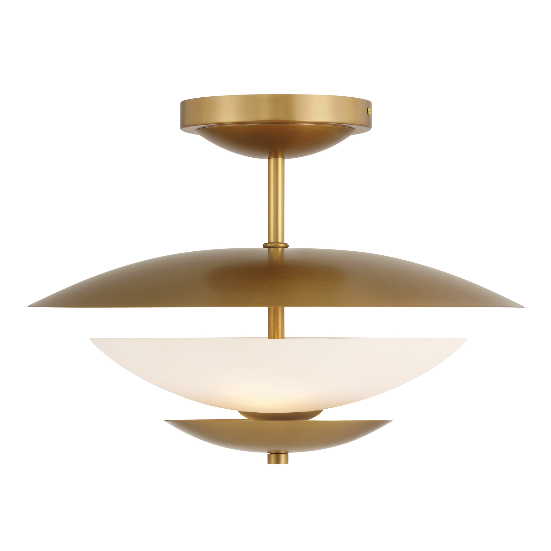 Solara - 3 Light Semi Flush
<br />