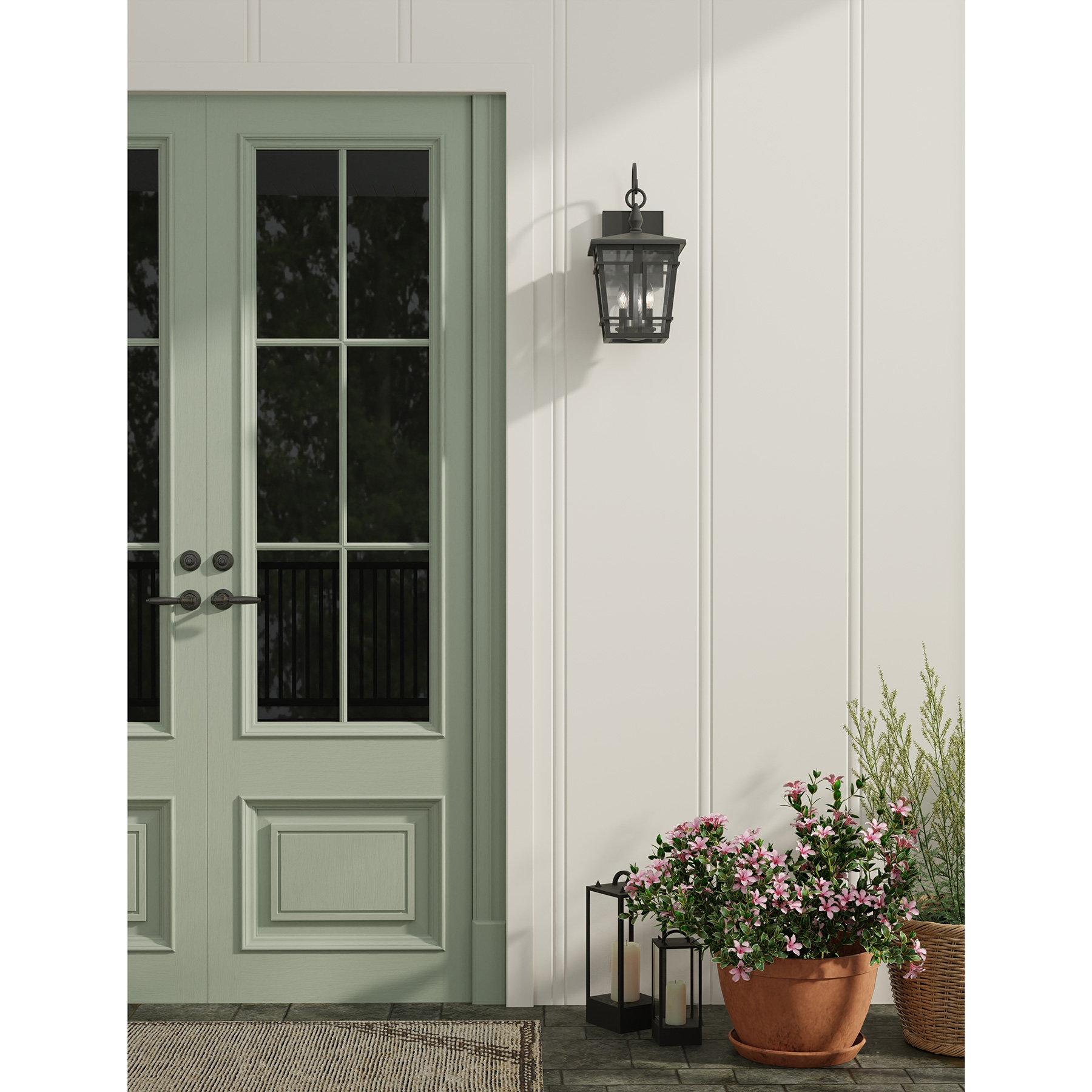 Fieldstone - 3 Light Outdoor Wall Sconce