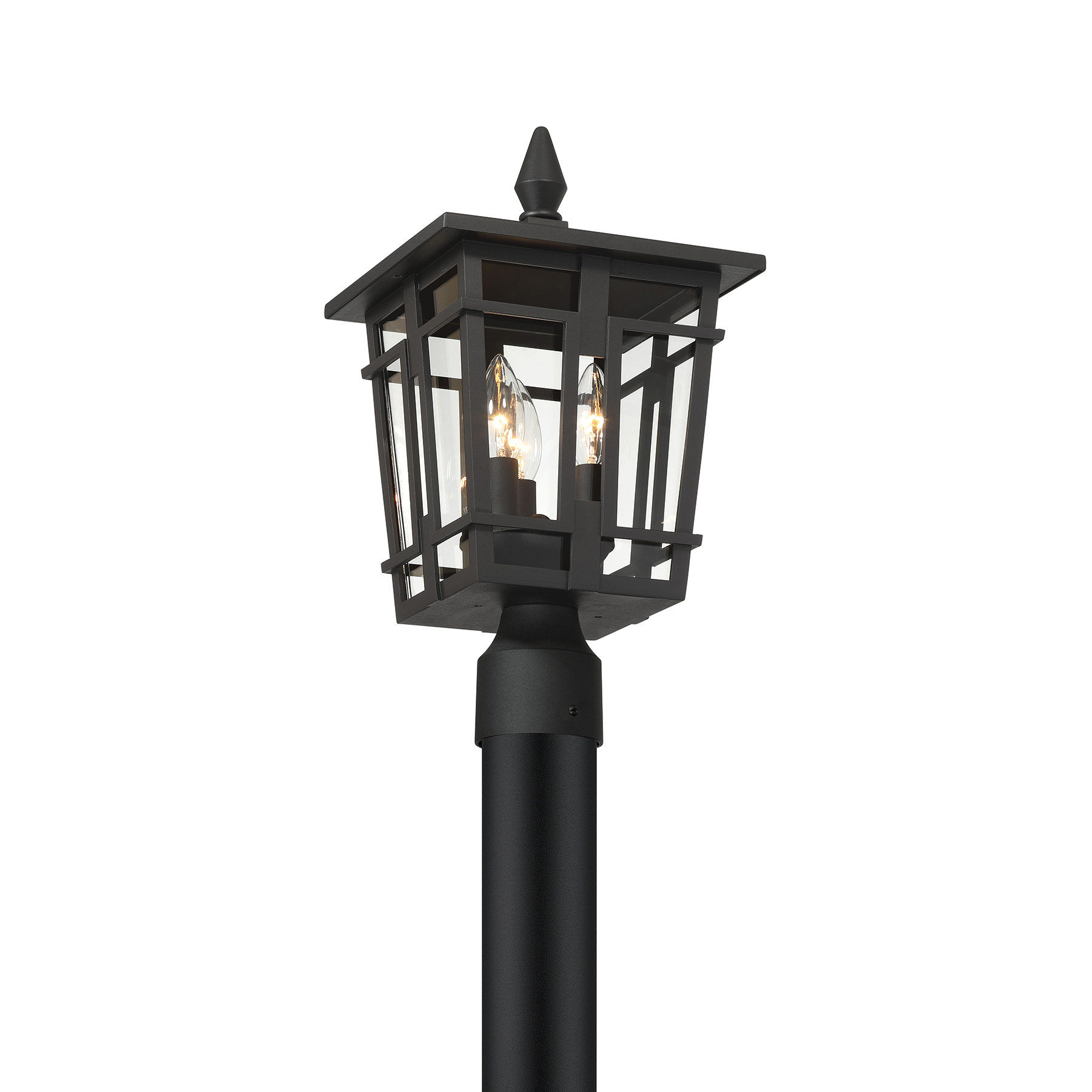 Fieldstone - 3 Light Outdoor Post Mount