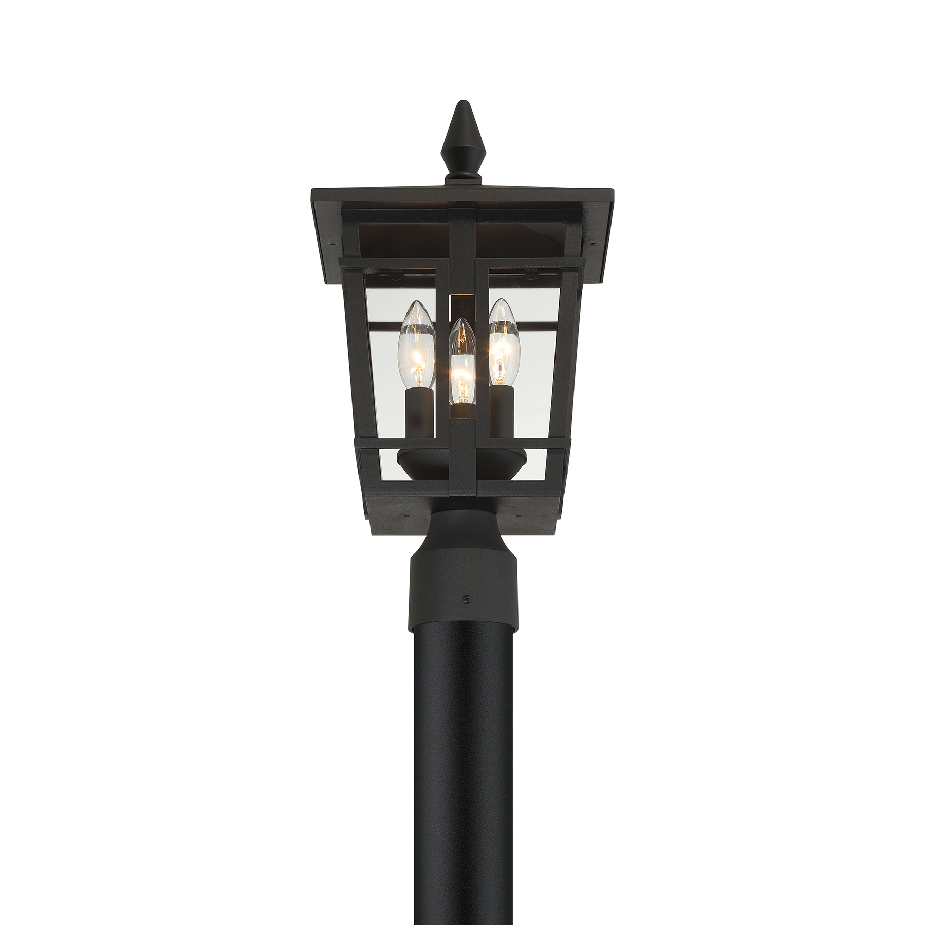 Fieldstone - 3 Light Outdoor Post Mount