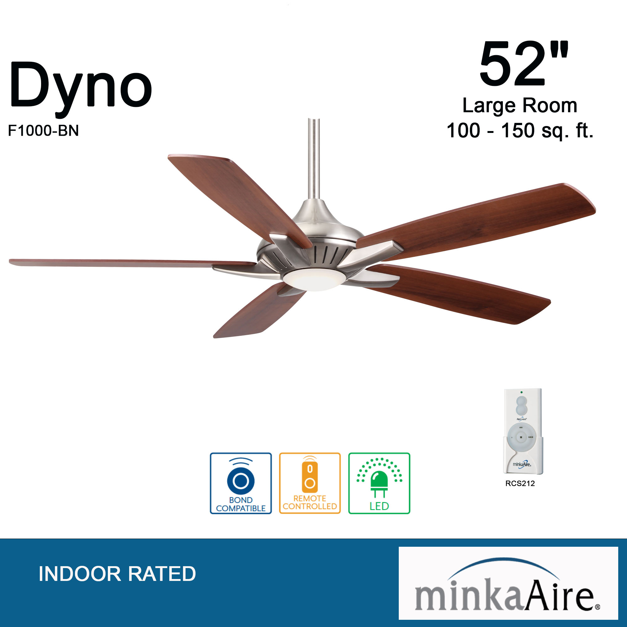 Dyno - LED 52" Ceiling Fan