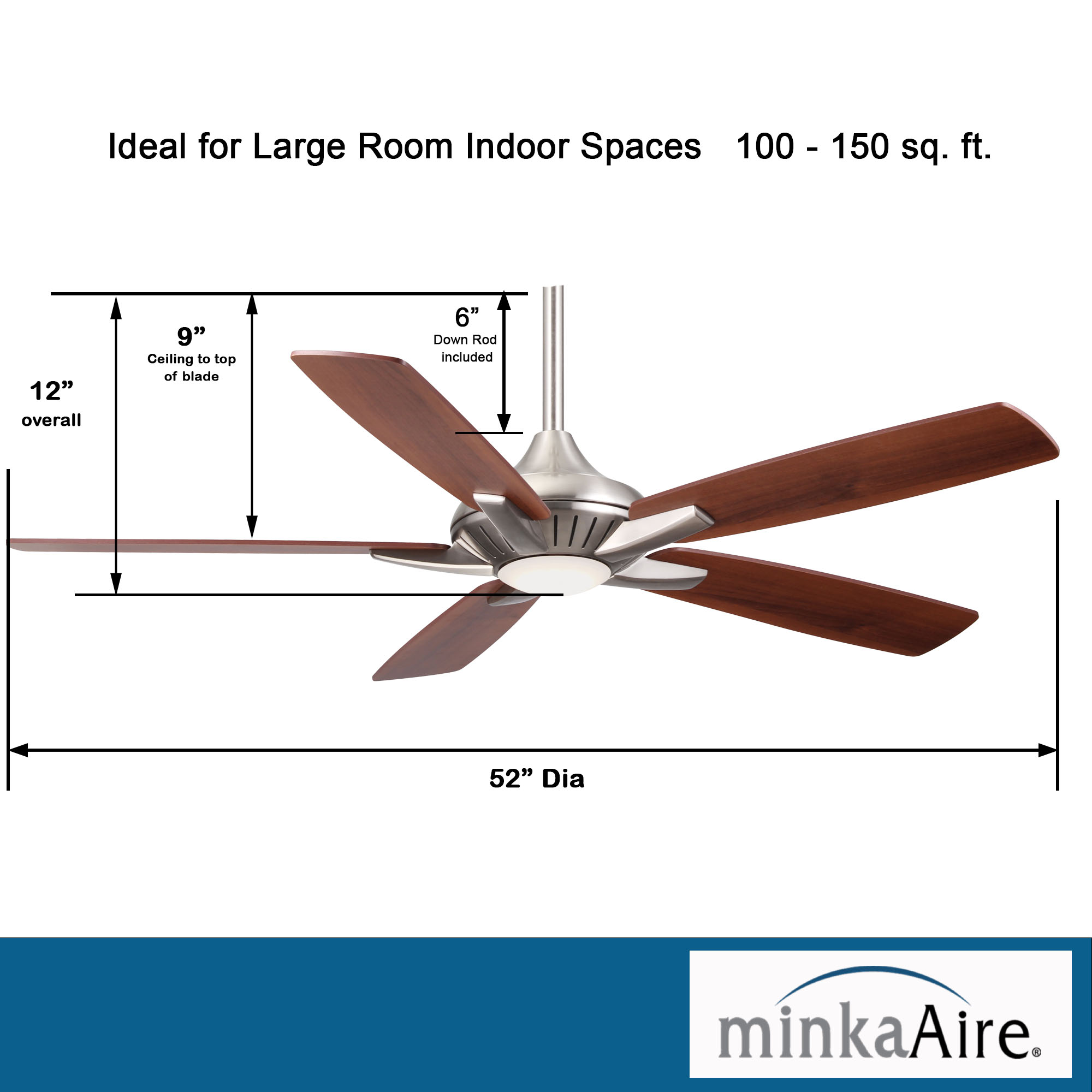 Dyno - LED 52" Ceiling Fan