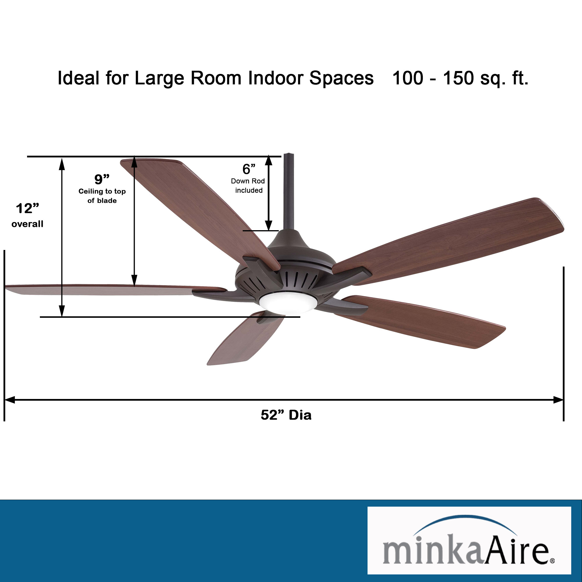 Dyno - LED 52" Ceiling Fan