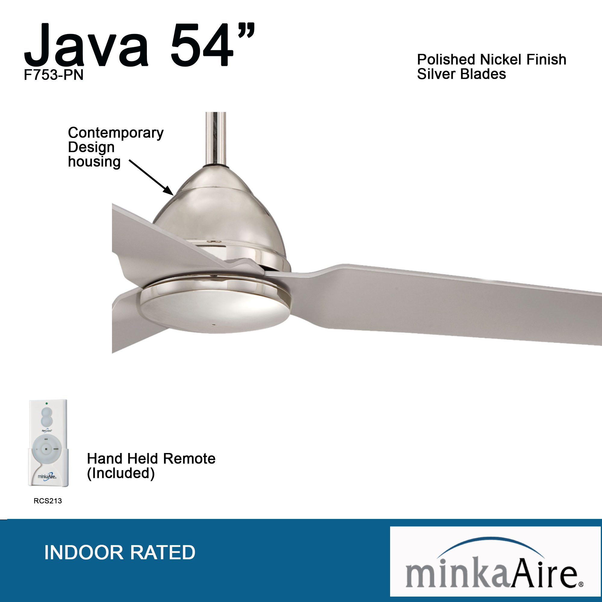 Java - LED 54" Ceiling Fan