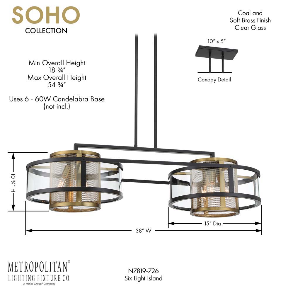 SoHo - 6 Light Island