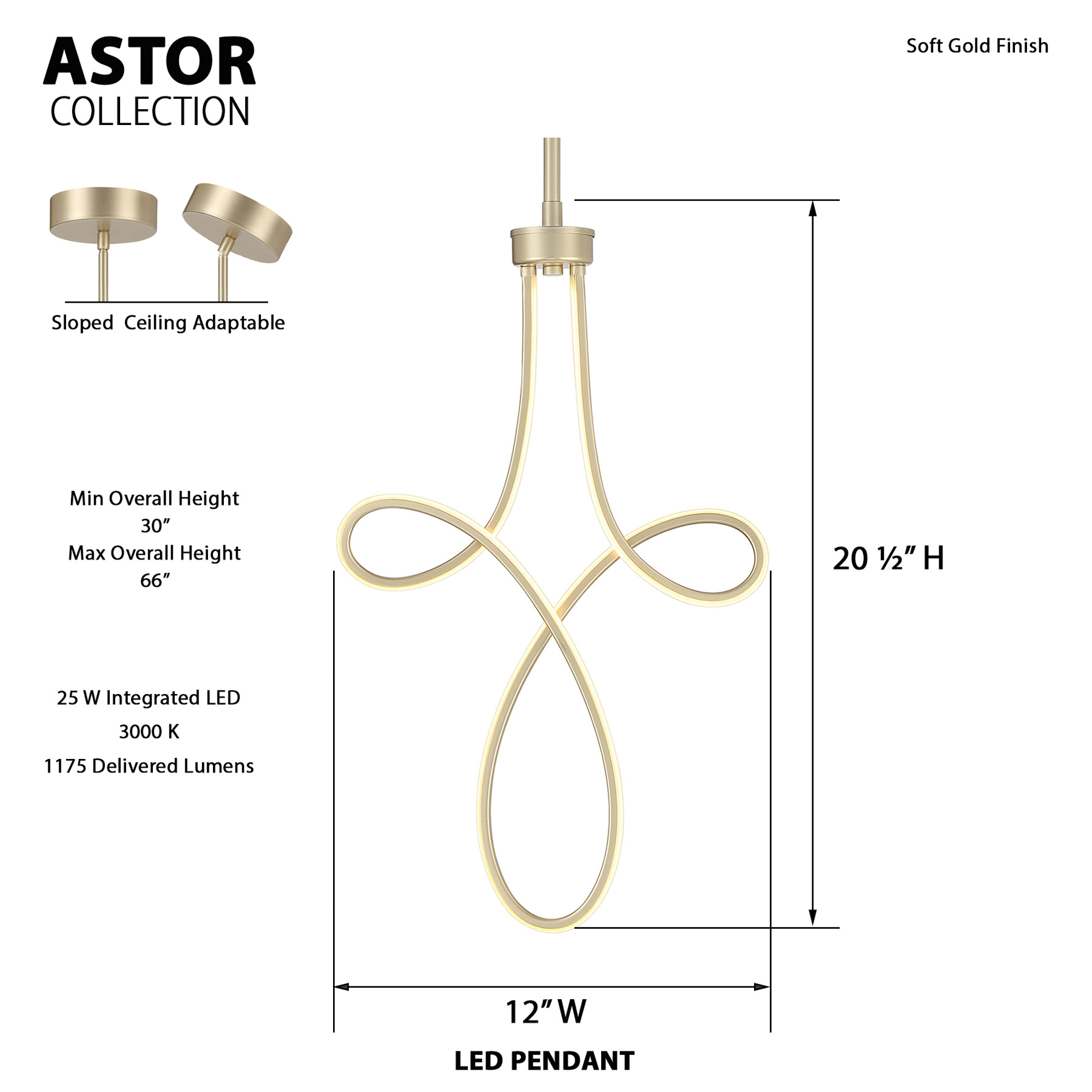 Astor - LED Mini Pendant