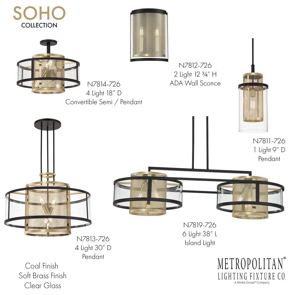 SoHo - 1 Light Mini Pendant