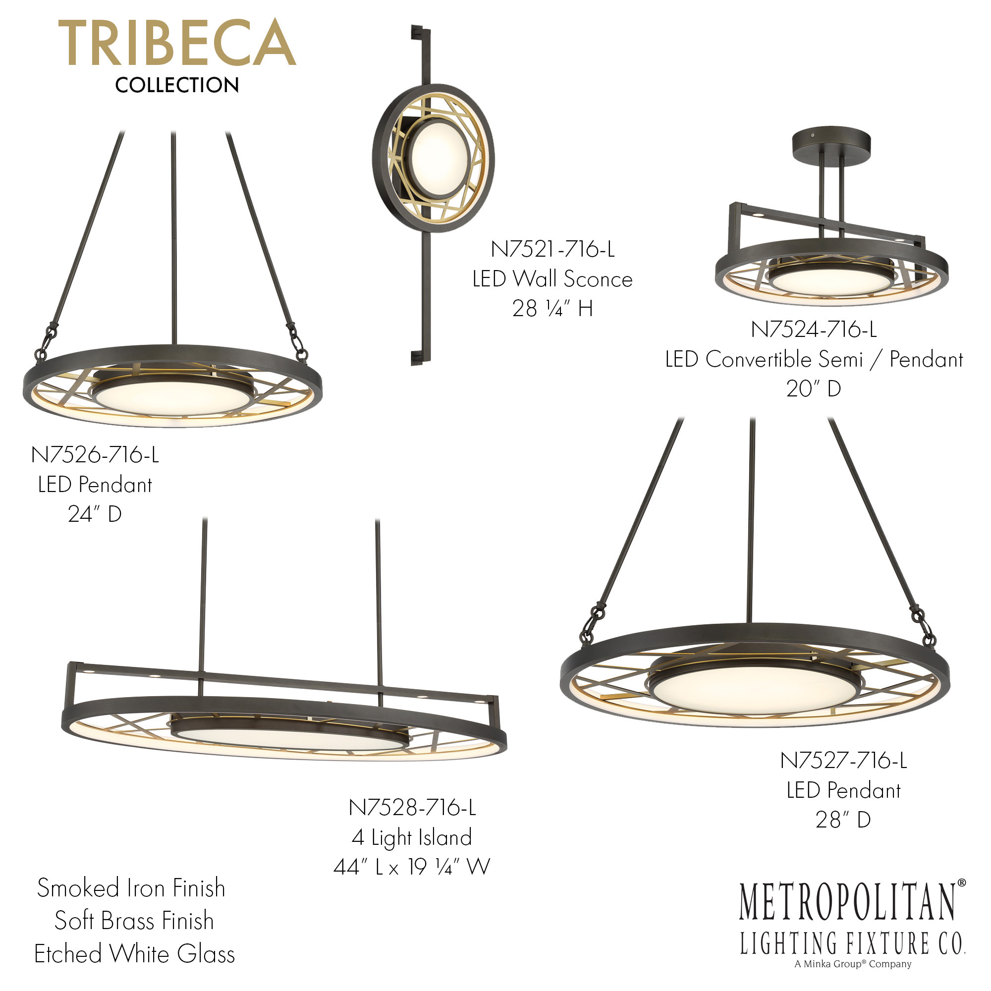 Tribeca - LED Island Light