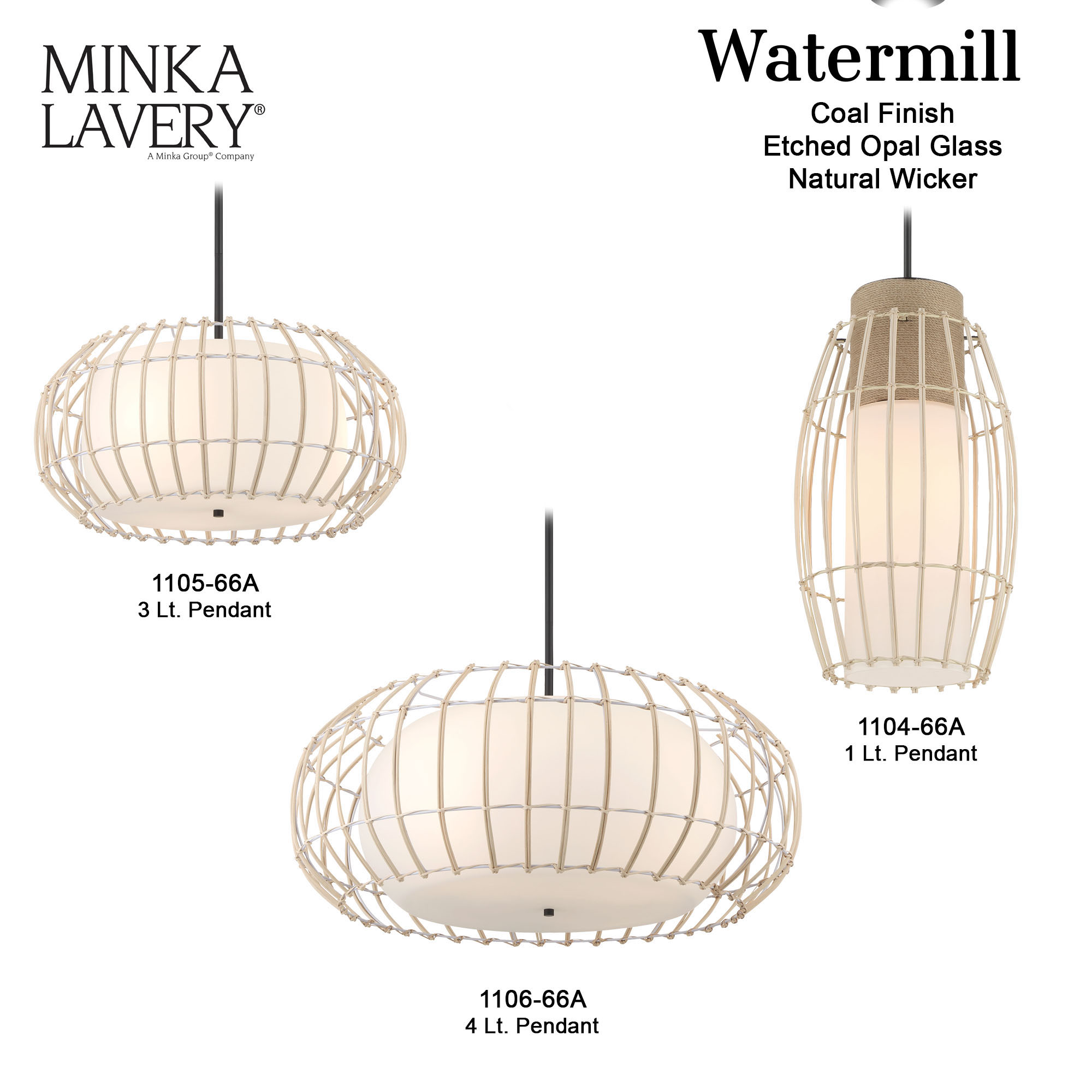 Watermill - 1 Light Pendant