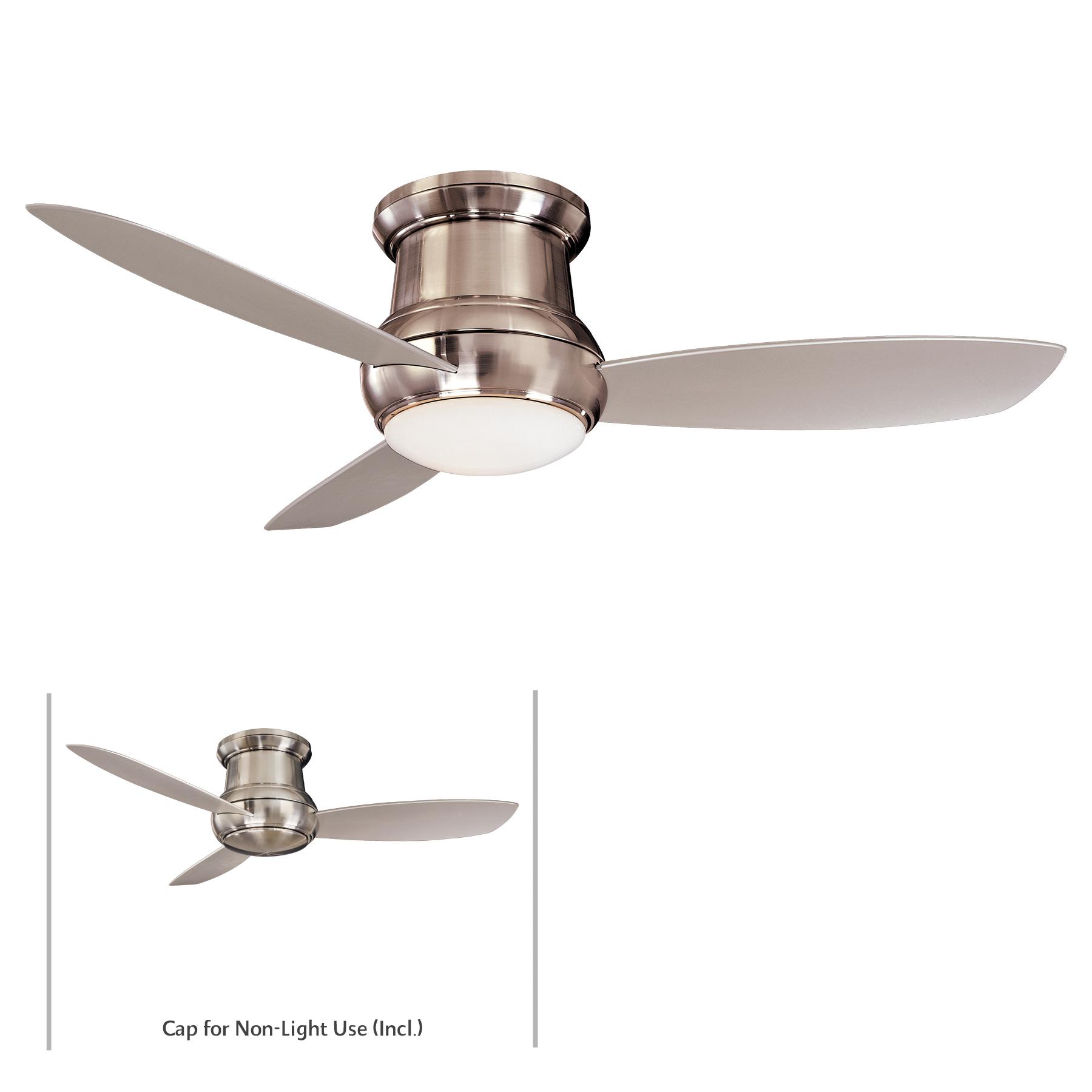 Details About Minka Aire F474l Bnw 52 Led Flush Mount Ceiling Fan