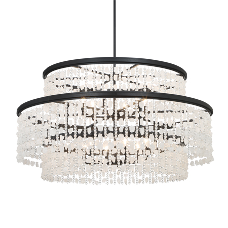 Shimmering Elegance - 12 Light Chandelier 