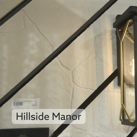 Hillside Manor - 1 Light Outdoor Hanging <!--Two Is Greater Than One-->