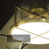 Boada - 14" LED Semi Flush